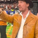 Matthew McConaughey Leather Coat Jacket