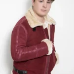 Mens Red Spirited Ryan Reynolds Jacket