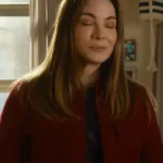 Michelle Monaghan The Family Plan 2 Red Jacket