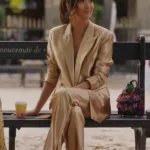 Mindy Chen Emily In Paris Golden Blazer
