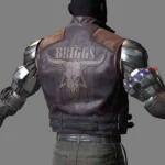 Mortal Kombat 11 Jax Leather Vest Back