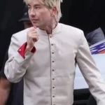 Movie Crime 101 Barry Keoghan White Jacket