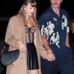 NYC Taylor Swift Wool Beige Coat