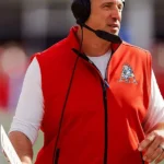 New England Patriots 2025 Mike Vrabel Red Vest