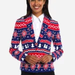 Nordic Noelle Women Blue Blazer Thumb