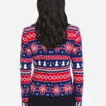 Nordic Noelle Women Blue Blazer back