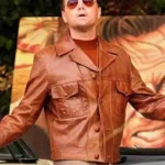 Once Upon a Time in Hollywood Leonardo DiCaprio Brown Leather Jacket