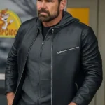 Playdate Jason William Day Leather Jacket front