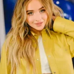 Sabrina Carpenter Tall Girl Yellow Leather Jacket