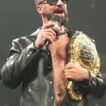 Seth Rollins Black Leather Jacket