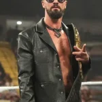 Seth Rollins Monday Night RAW 2025 Black Leather Jacket