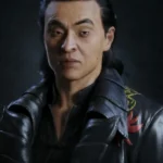 Shang Tsung Mortal Kombat 11 Leather Black Coat