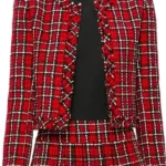 Shifting Gears Caitlin Baker Cropped Plaid Jacket