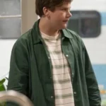 Shifting Gears Carter Cotton Green Jacket