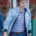 Steve Harrington Stranger Things Blue Bomber Jacket