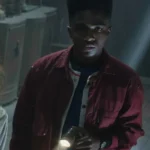 Stranger Things Lucas Sinclair Maroon Cotton Jacket
