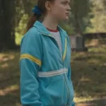 Stranger Things Max Mayfield Blue Fleece Jacket