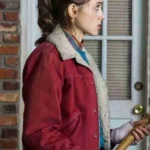 Stranger Things Nancy Wheeler Red Denim Jacket