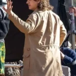 Stranger Things S05 Gaten Matarazzo Brown Coat back