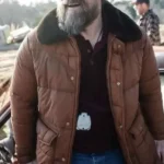 Strangers Things S05 Jim Hopper Brown Parka Jacket