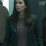 Superman and Lois 2022 Elizabeth Tulloch Black Leather Jacket