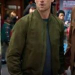 Three Wisest Men Paul Almeida Green Bomber Jacket