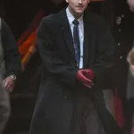 Timothée Chalamet Marty Supreme Black Wool Coat