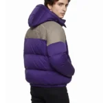 Timothee Marty Supreme Screening Marty Purple Puffer Jacket Back