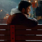 Tyler Hynes Christmas Above the Clouds Bomber Jacket back