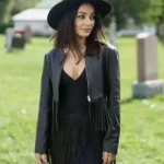 Vanessa Hudgens French Girl 2024 Leather Jacket