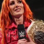 WWE Raw Becky Lynch Red Leather Jacket