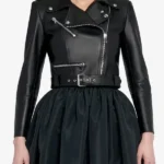 WWE Raw Nattie Neidhart Black Leather Jacket