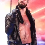 WWE Seth Rollins Black Leather Jacket