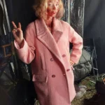 Wednesday S01 Emma Myers Pink Coat