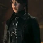 Wednesday S01 Jenna Ortega Black Jacket