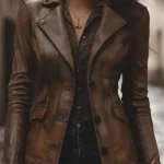 Womens-Vintage-Lapel-Faux-Leather-Jacket-1