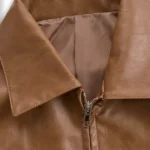 Womens-Vintage-Lapel-Zipper-Faux-Leather-Jacket