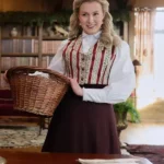 front A Newport Christmas Ginna Claire Mason Striped Vest