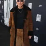Baz Luhrmann Marty Supreme Movie Premiere Brown Coat