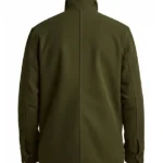 Carter Moleskin Chore Olive Jacket Back
