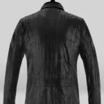 Chris Hemsworth Black Leather Jacket Back