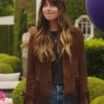 Dakota Johnson The High Note Brown Suede Jacket