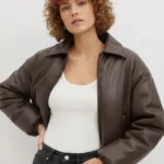 Ember Puffer Bomber Jacket