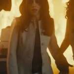 Emilia Clarke Ponies White Trench Coat