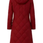 Emily Rose All Is Merry and Bright Maroon Coat Back
