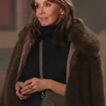 Emily in Paris Sylvie Grateau Brown Fur Coat