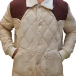 Gabriel Emily in Paris Beige Quilted Jacket