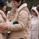 Gabriel Emily in Paris Quilted Beige Jacket