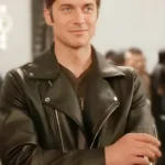 Gabriel Leather Jacket Emily in Paris S02 Lucas Bravo Jacket