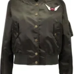 Gigi Hadid Green Bomber Jacket